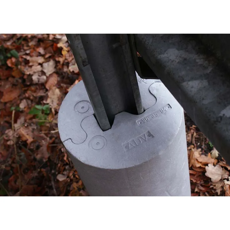 Anpralldämpfer für Schutzplanken, Ø 280 mm, 450 mm Höhe, mit Klick-System