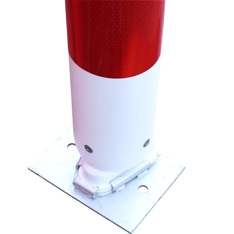 Flexpoller Ø 120 mm, allseitig kippbar und selbstaufrichtend, rot-weiß oder blau-weiß – Bild 3