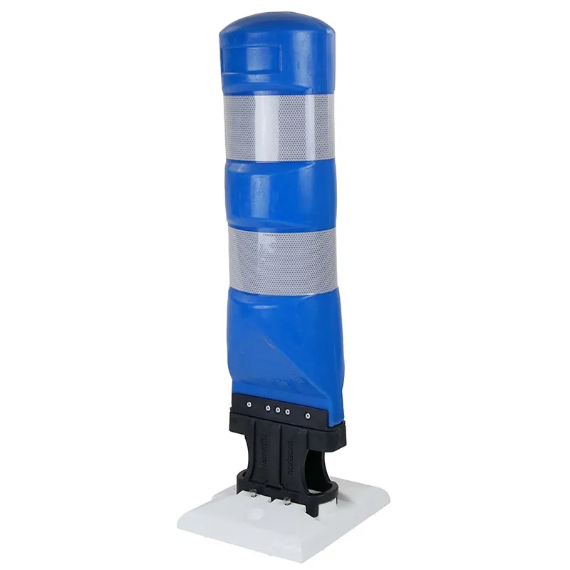 Leitboy Fußplatte L50 horizont, für alle Leitboys & Poller, 300 x 250 mm, gelb oder weiß – Bild 4