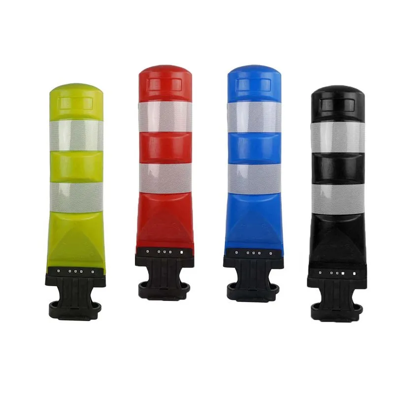 Leitboy-Poller L120 in Rot, Schwarz, Gelb oder Blau mit Reflexstreifen, selbstaufrichtend – Bild 8