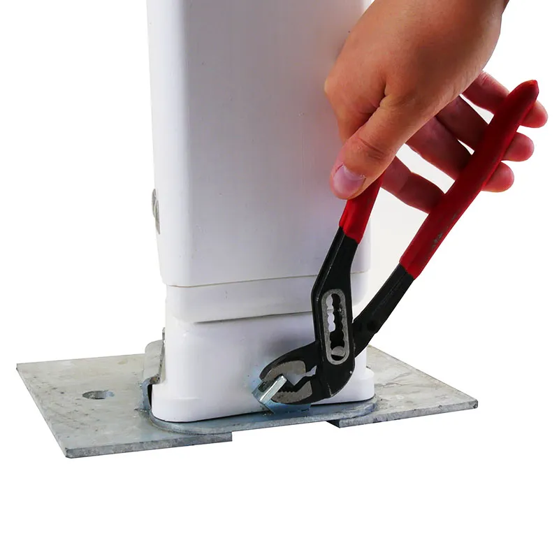 Steh-Auf-Leitpfosten mit Hohlprofil oder Rohrkern, allseitig kippbar – Bild 6