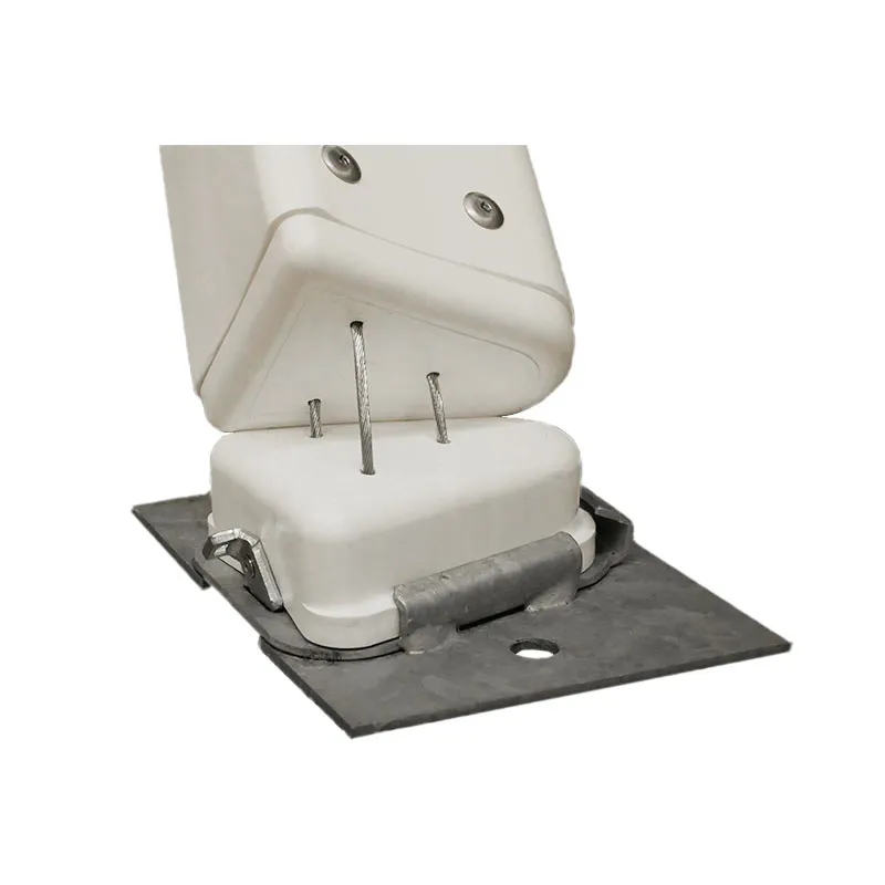 Steh-Auf-Leitpfosten mit Hohlprofil oder Rohrkern, allseitig kippbar – Bild 7