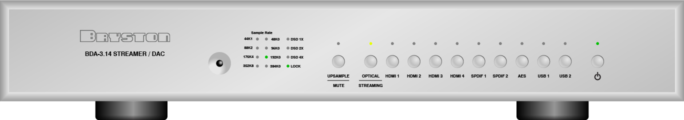 Bryston BDA-3.14 DA Wandler mit Streaming Client
