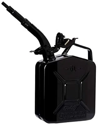 Oxid7 Benzinkanister Kraftstoffkanister Metall 5 Liter mit UN-Zulassung – TÜV Rheinland Zertifiziert – Bauart geprüft – für Benzin und Diesel – Bild 2