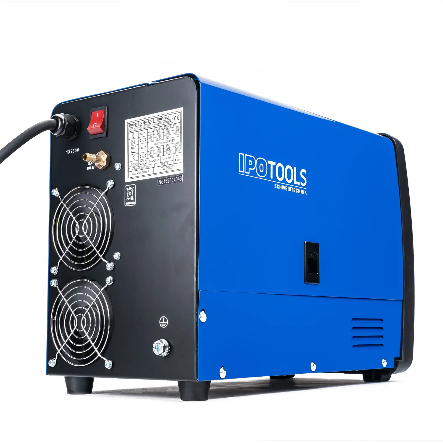 IPOTOOLS MIG 250S – Synergic Inverter Schweißgerät – Bild 3